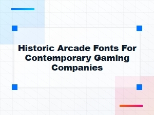 Reviving Arcade Fonts for Modern Gaming Brands