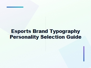 Choosing the Right Typography for Your Esports Brand