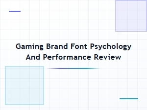 Analyzing Gaming Font Psychology for Performance Insights